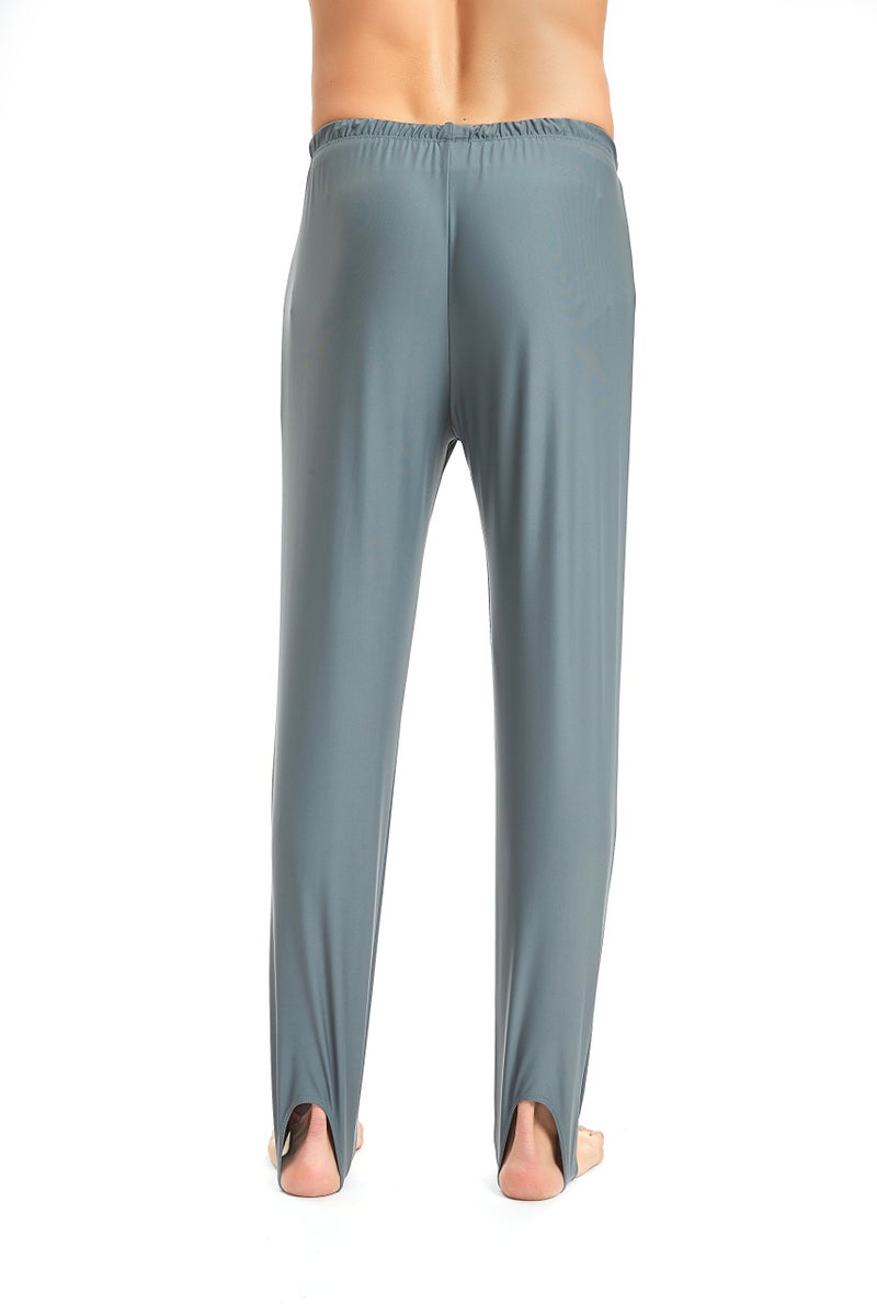 NEW DANCE Mens and Boys Gymnastics Pants Leotard Youth Ballet Tights Stirrup Pants for Dance Yoga Practice Athletic Gray - Image 2
