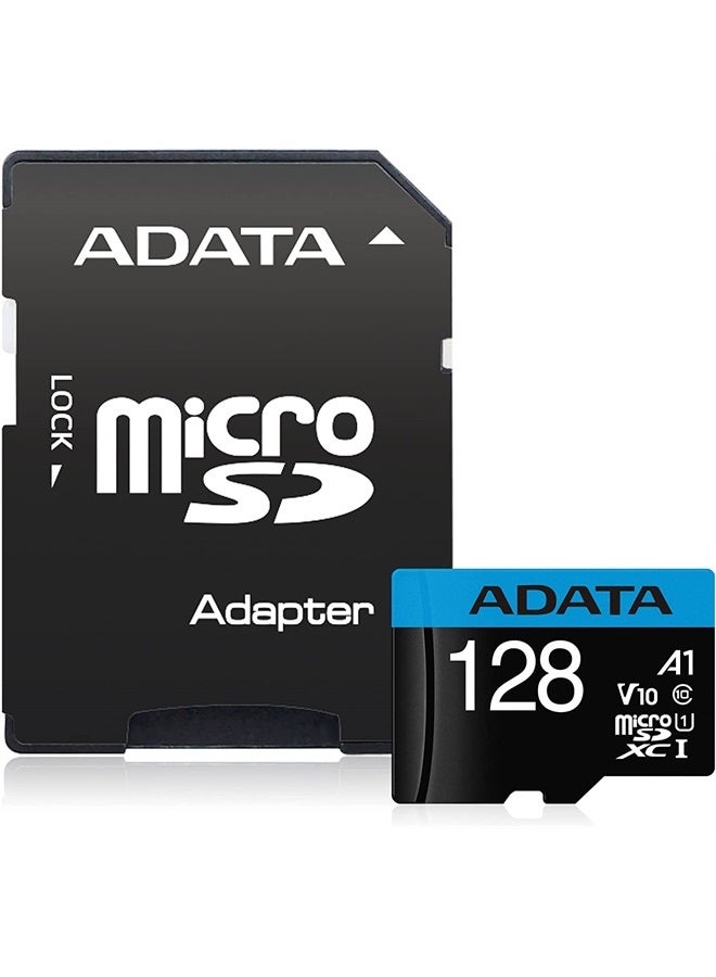 ADATA Premier 128GB MicroSDHC/SDXC UHS-I Class 10 V10 A1 Memory Card with Adapter Read up to 100 MB/s (AUSDX128GUICL10A1-RA1) - Image 2