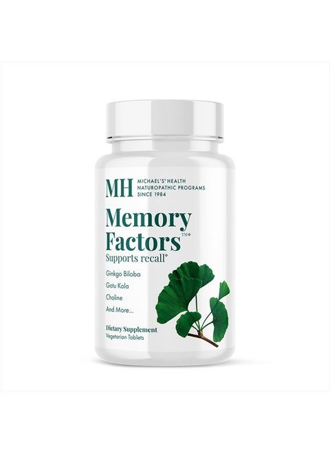 Health Naturopathic Programs Memory Factors - 90 Vegetarian Tablets - Provides Nourishment Memory & Cognition - Kosher - 30 Servings