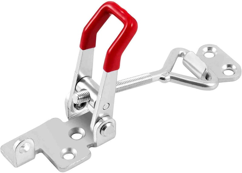 HOIGON 10 Pack 550 lbs Adjustable Toggle Latch Clamp 4002,Hand Tool Quick Release Toggle Latch Hasp Clamp with Lock Hole for Door Box Case Trash Can Lid - Image 4