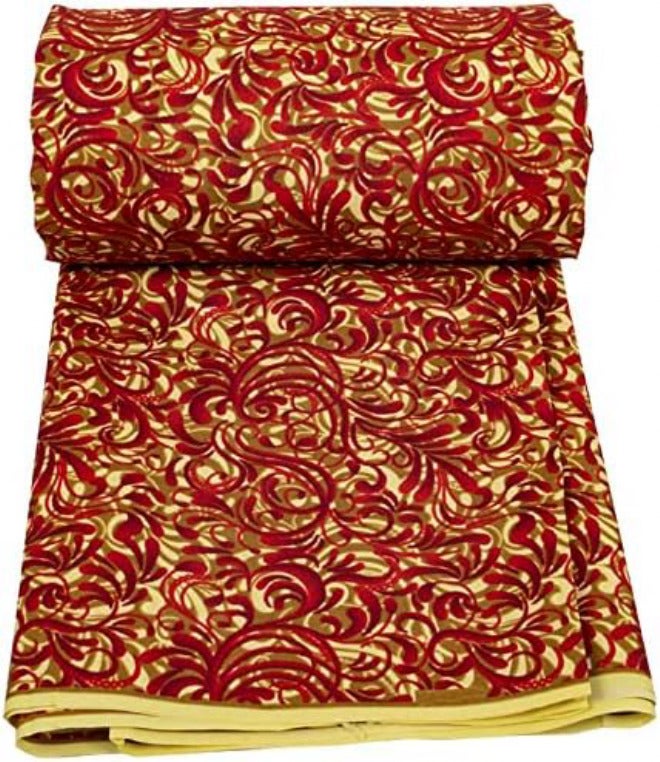 African Fabric Patchwork Fabrics for Dress Sewing Crafts Material Polyester Breathable Tissu (Color : As shown Size : 6 yards) - Image 4