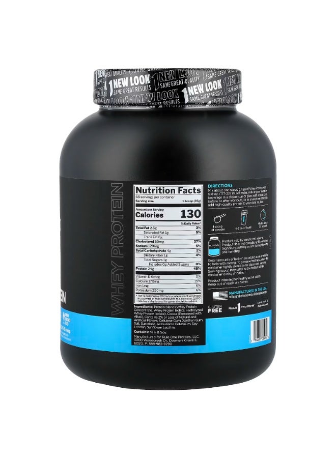 Rule 1 Proteins Rule One Proteins, Whey Protein, Chocolate Fudge, 5.02 lb (2.28 kg) - Image 2