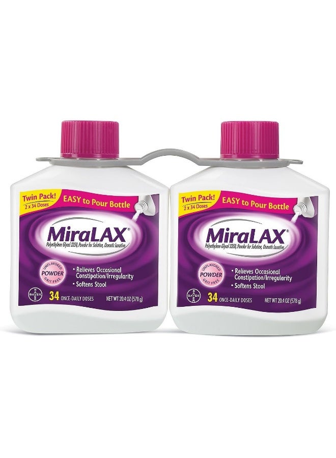 MiraLAX Supplement, 40.8 Ounce - Image 1