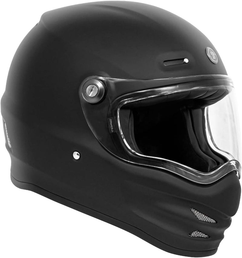 TORC T9 Full Face Retro Motorcycle Helmet - DOT & ECE Approved - Image 3