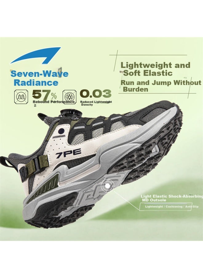 7-pe Boys' Breathable Mesh Sports Shoes  Spring New Youth Casual Running Shoes For Older Kids
