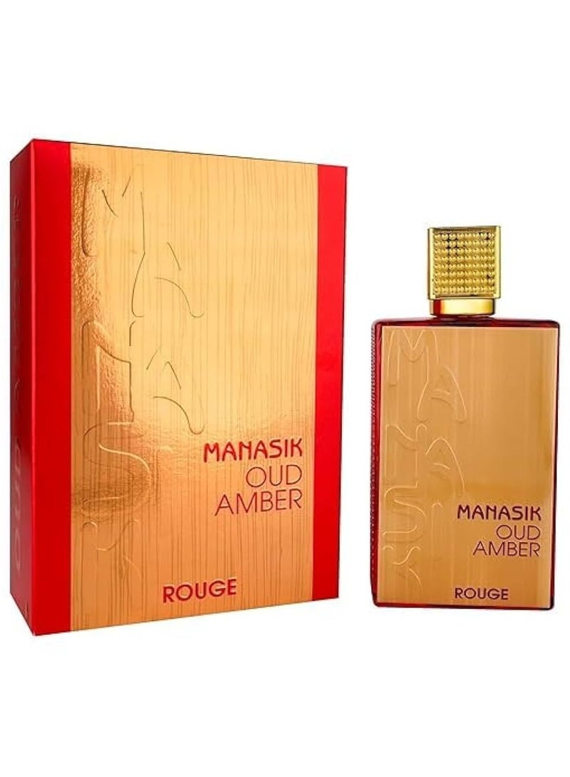 مناسك عطر مناسك عود أمبر روج أو دو برفوم 100 مل - Image 1