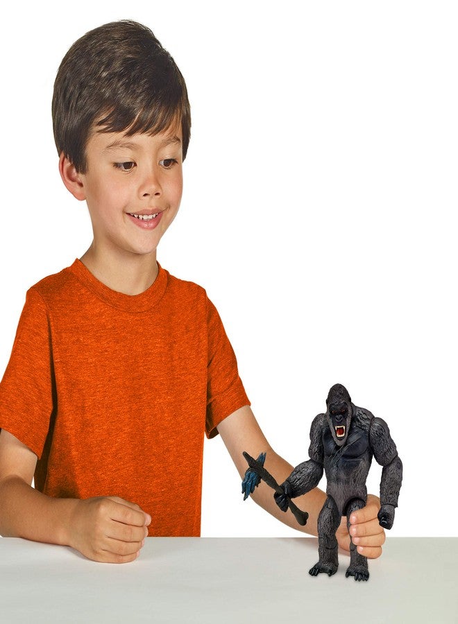 Playmates Godzilla vs. Kong 6" Basic Kong with Battle-Axe Figure - Image 3