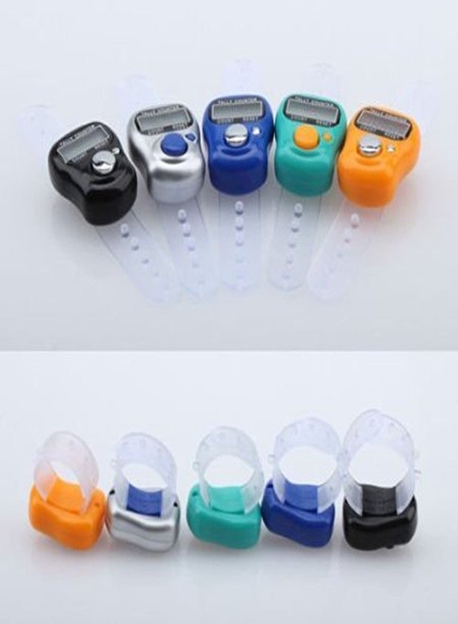 Vepson Hand Finger Digital Electronic Tally Counters (Multicolour, 3259) - Set of 10 - Image 1