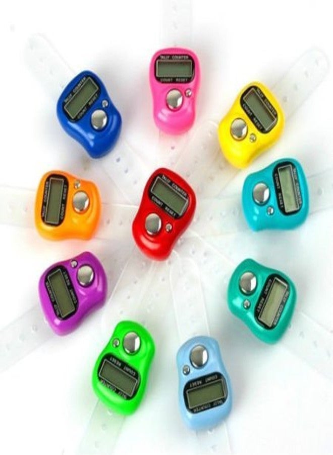 Vepson Hand Finger Digital Electronic Tally Counters (Multicolour, 3259) - Set of 10 - Image 3