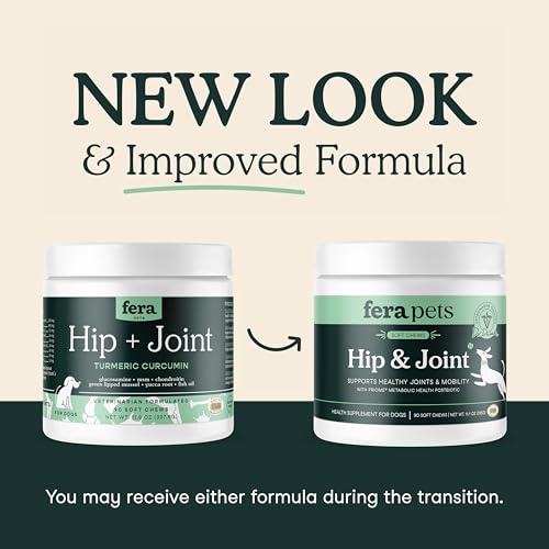 Fera Pets Hip & Joint Supplement for Dogs with Glucosamine, MSM, Chondroitin, & Green Lipped Mussel - Supports Healthy Joints and Weight Management - 90 Soft Chews - Image 2