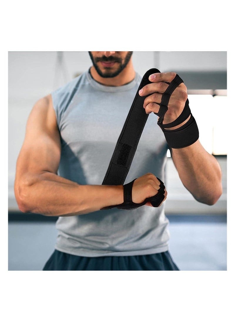 Generic Gym Gloves, With Built-In Wrist Be Suitable For Gym Fitness -L  - Image 5