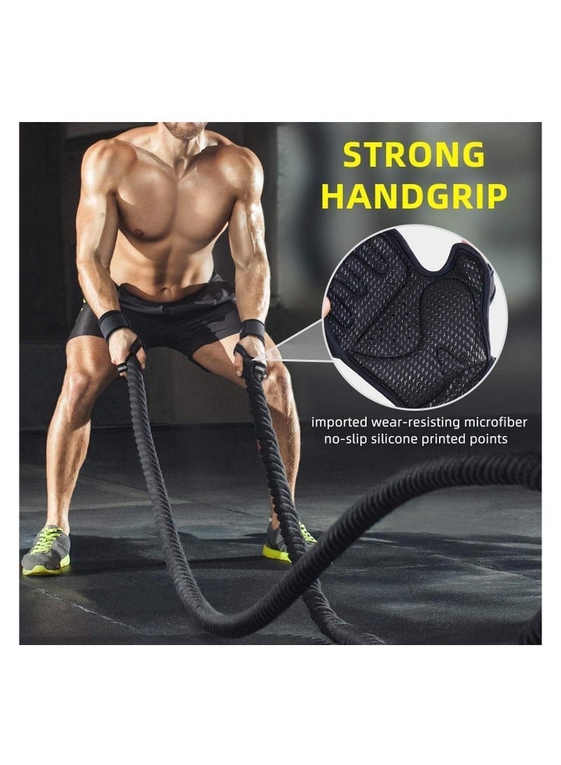 Generic Gym Gloves, With Built-In Wrist Be Suitable For Gym Fitness -L  - Image 4