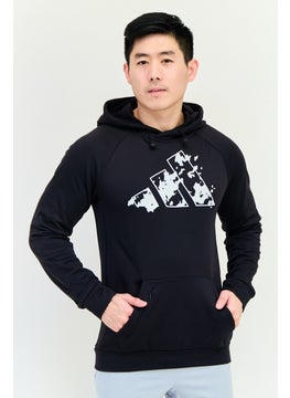 Adidas Men Sportswear Fit Long Sleeve Outdoor Sweatshirt, Black  - Image 1