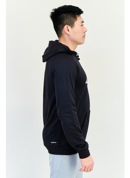 Adidas Men Sportswear Fit Long Sleeve Outdoor Sweatshirt, Black  - Image 4