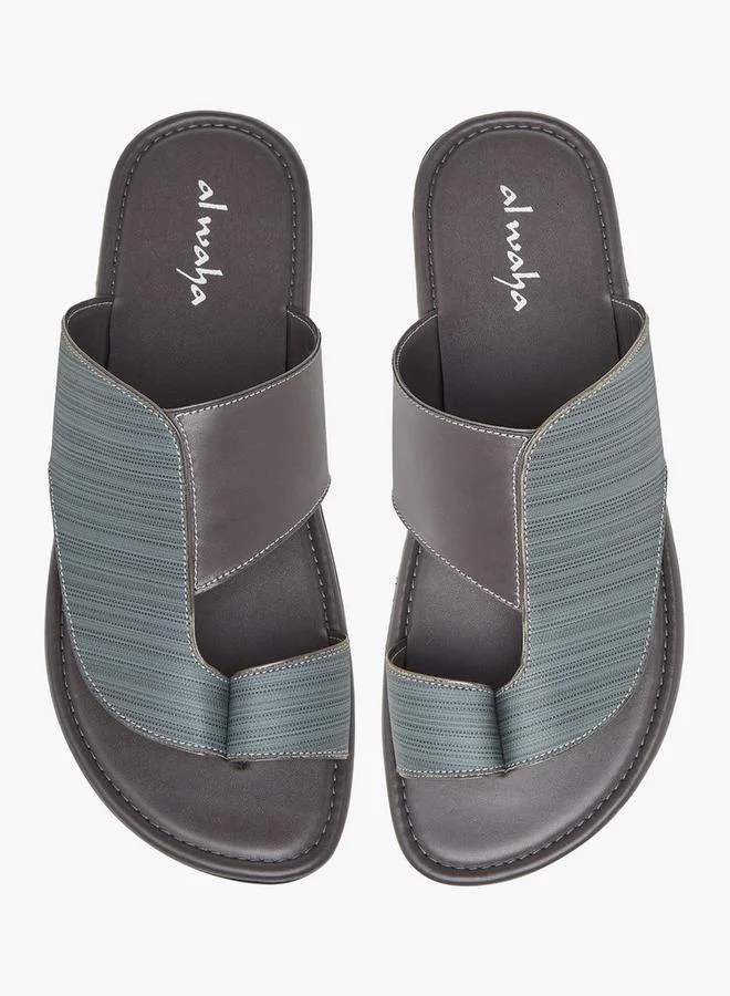 Al Waha Men Toe Loop Detail Arabic Sandals