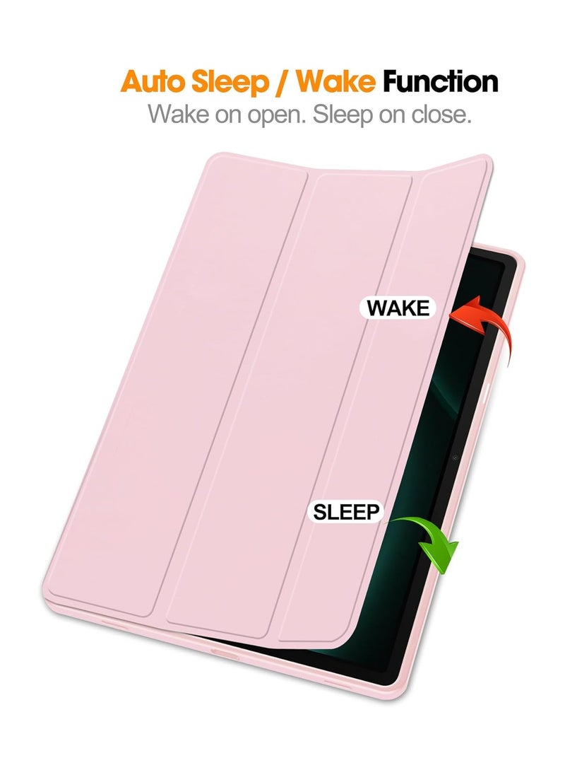 General Compatible with Samsung Galaxy Tab S10 Plus Case 12.4 inch 2024 TPU Flexible Back Cover with Pencil Holder and Auto Wake/Sleep for Tab S10+  - Image 2