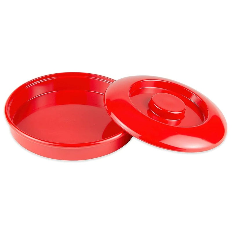 GET TS800LR CommercialGrade Tortilla Server  Holder w Lid 775 Red Set of 12 - Image 2