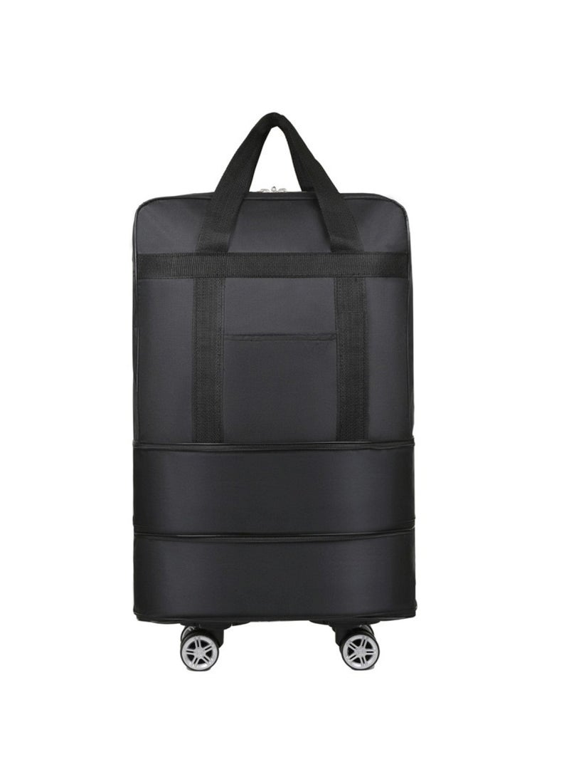 Huitich Large-Capacity Foldable Travel Bag with Detachable Wheels & Lock - Image 4