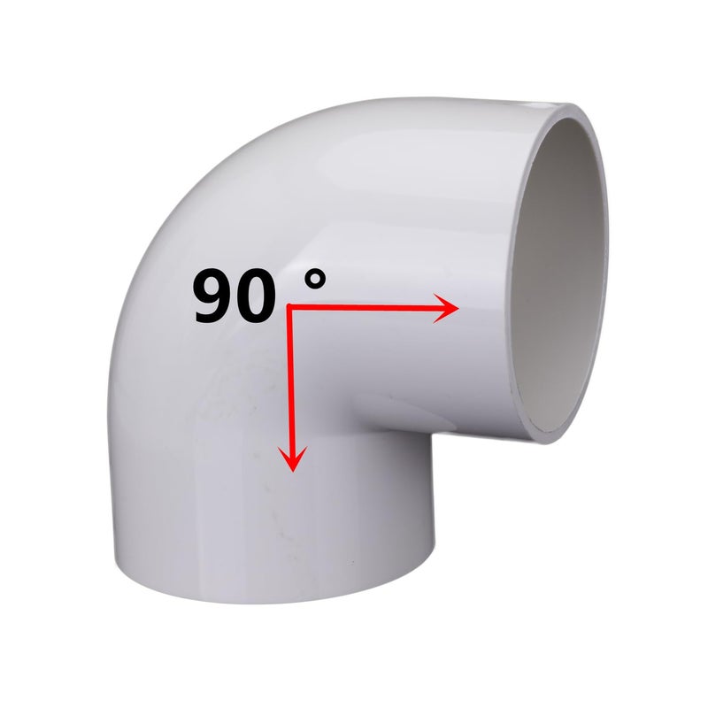 غطاء تنفيس PVC 1 قطعة 90 درجة لـ 2 بوصة جدول 40 غطاء إنهاء PVC غطاء فتحة التهوية للفرن الدائري أنبوب PVC من الفولاذ المقاوم للصدأ غطاء فتحة التهوية لا يتطلب تركيب غطاء أو كوع PVC - Image 4