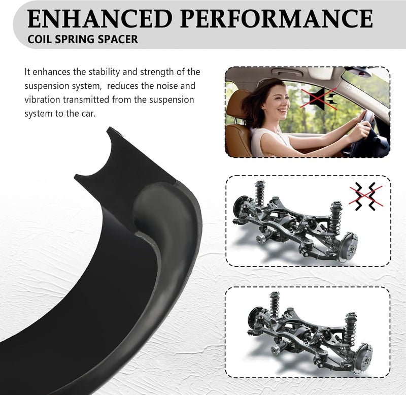 Salior 2PCS Heavy-Duty Coil Spring Spacers - Image 5