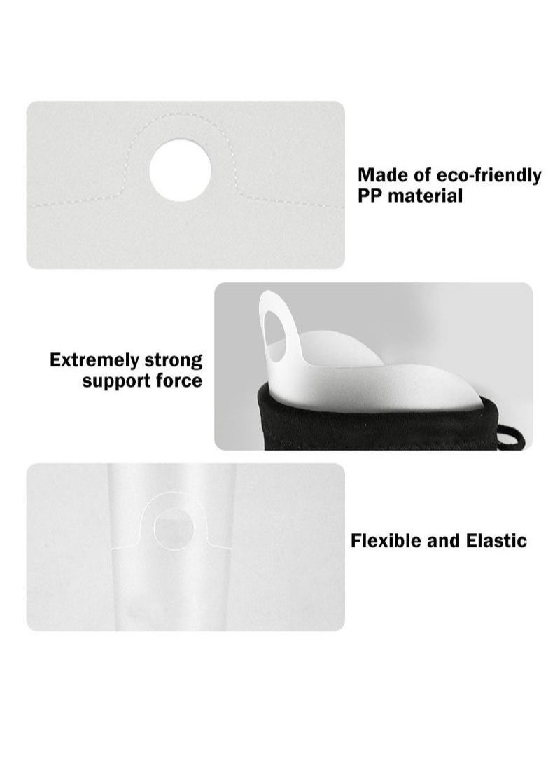 NIBEMINENT - 10 Cutable Shoe Holders - White - Image 1