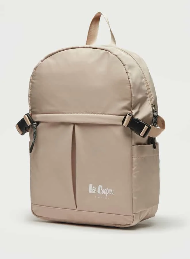 Lee Cooper Logo Detail Backpack with Zip Closure