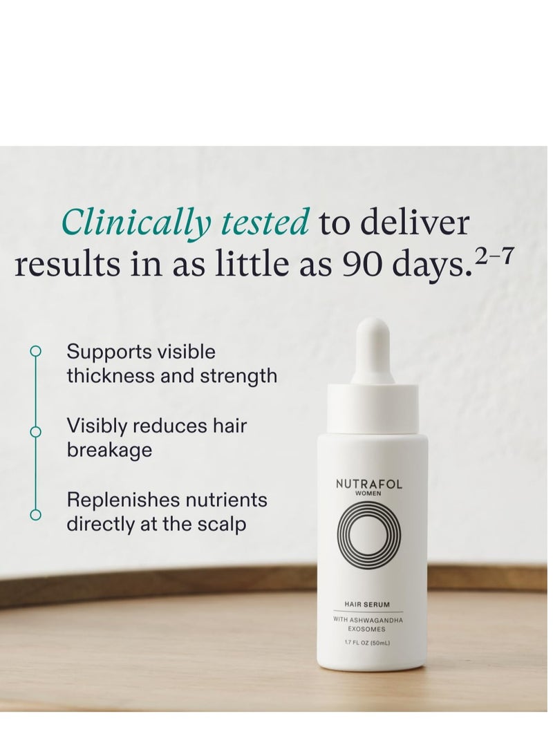 NUTRAFOL Nutrafol Women's Hair Serum, Supports Visibly Thicker and Stronger Hair, Vegan, Lightweight and Fast-Absorbing - 1.7 Fl Oz, 1 Bottle - Image 2