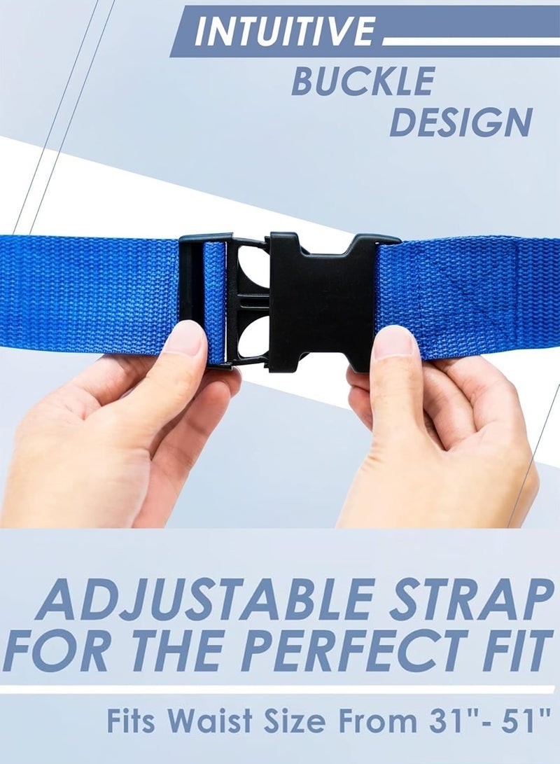Swimming Float Belt With Adjustable Strap, Ideal For Swimming, Learning Swim, Swimming Safety, and Water Aerobics Exercise, Swim Training Aid Support - EVA Foam Swim Float Belt For Kids, Adults - Image 3
