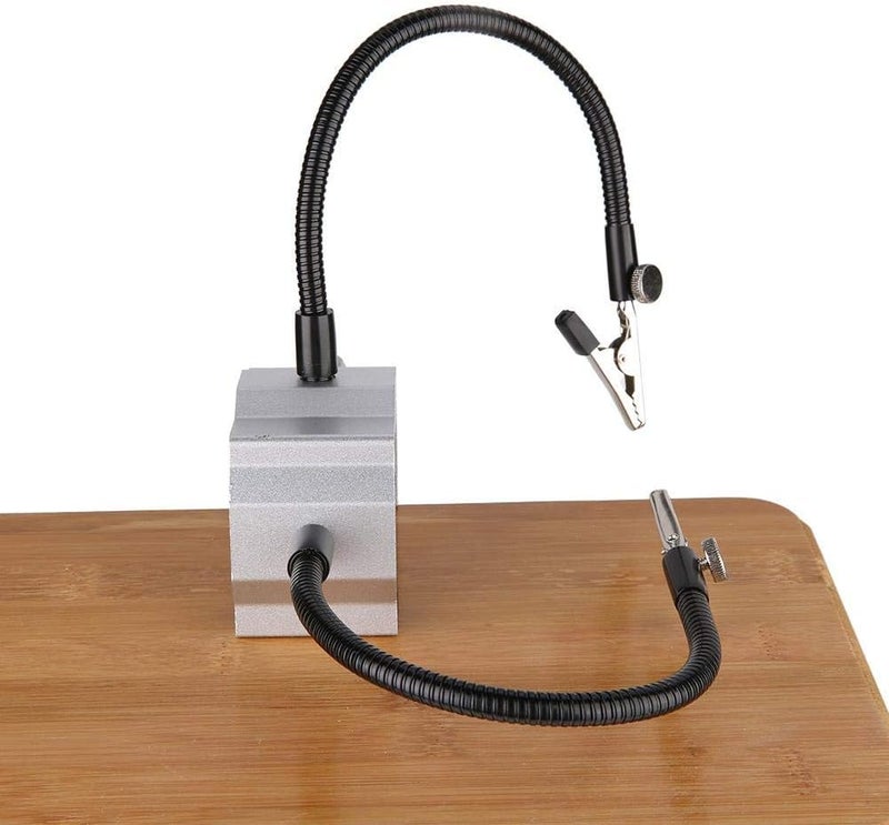 klarako Universal Metal Arm Electric Iron Holder Solder Station Clamp Flexible Arms Helping Hands Metal Base Tool for Diy Soldering - Image 4