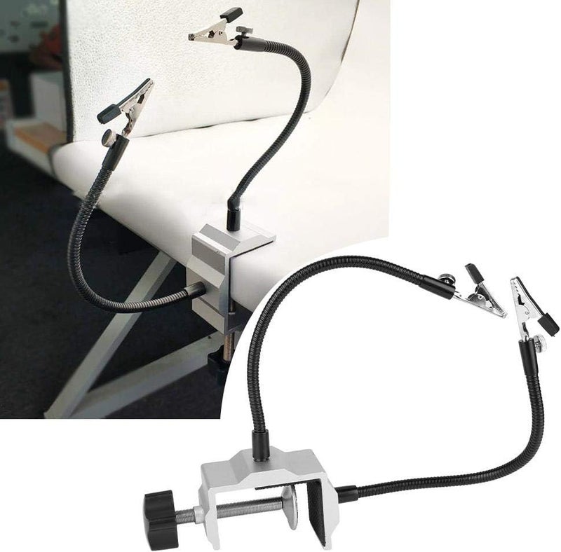 klarako Universal Metal Arm Electric Iron Holder Solder Station Clamp Flexible Arms Helping Hands Metal Base Tool for Diy Soldering - Image 3