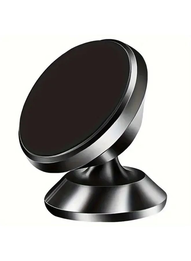 Black Universal Strong Magnetic Car Phone Holder with Suction Cup Mount - Image 1