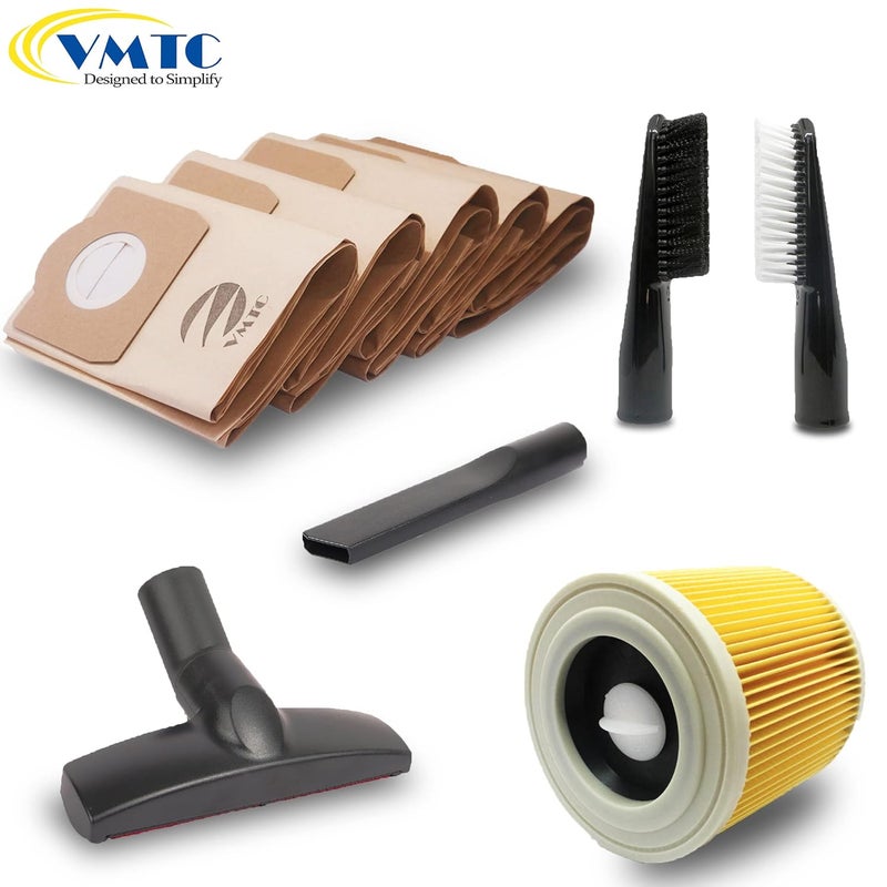 VMTC مجموعة فلاتر متعددة متميزة من VMTC لمكنسة كارتشر WD3 للغسيل الجاف والرطب - Image 2