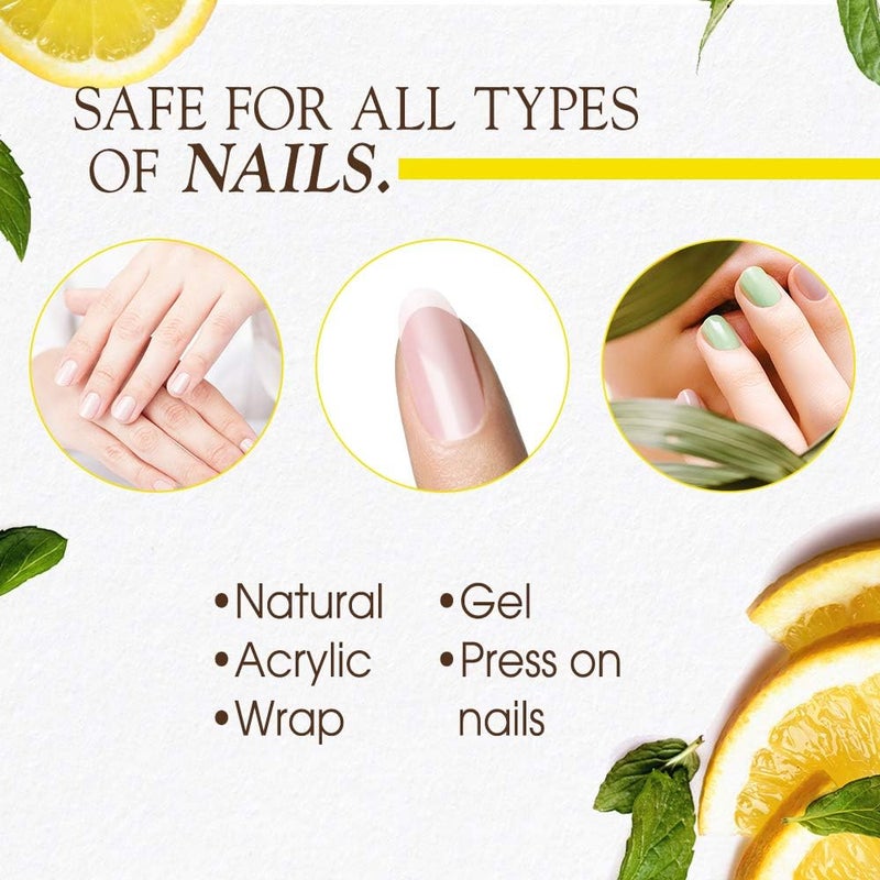 Gena Nail Brite Whitening Scrub with Brush - Cleans, Conditions & Brightens Nails, 4 oz - Image 4