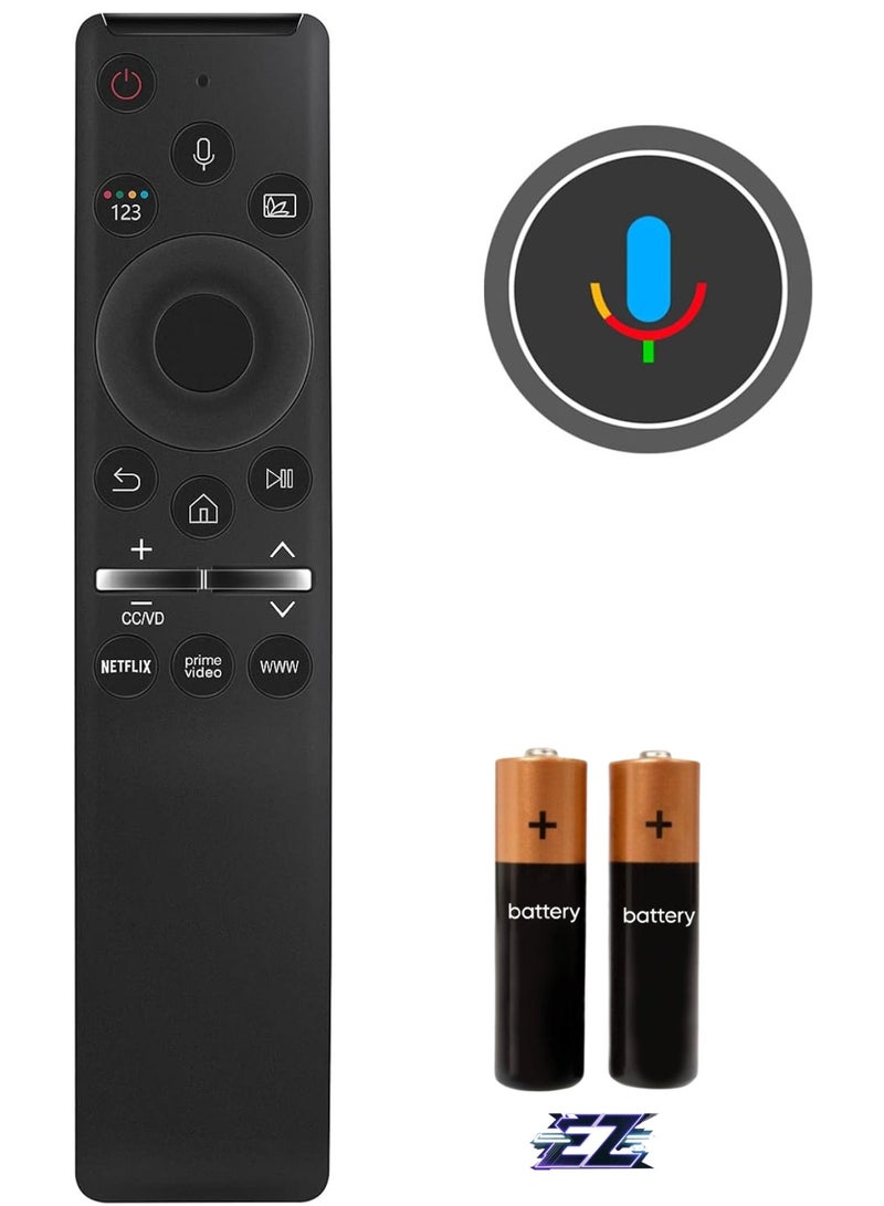 ELTRAZONE Replacement Voice Remote Control BN59-01330X Compatible with Samsung Smart TV 4K UHD LS27AM500NNXZA LS32AM500NNXZA LS32AM702UNXZA LS43AM702UNXZA LS24AM506NNXZA with battery - Image 1