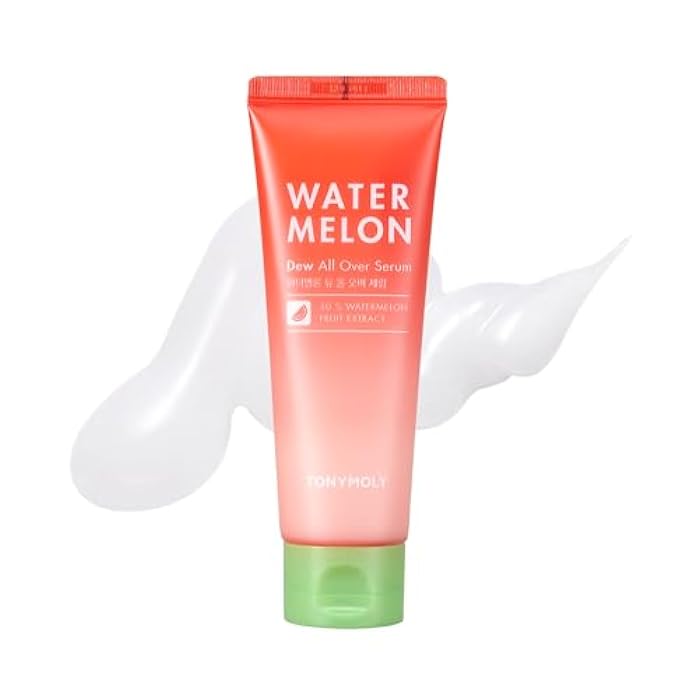 TONYMOLY Watermelon Dew All Over Body & Face Serum, Hydrating Serum for Glowing Skin, Korean Skincare, Watermelon Extract, Aloe Leaf Extract & Centella Asiatica, All Skin Types - Image 1