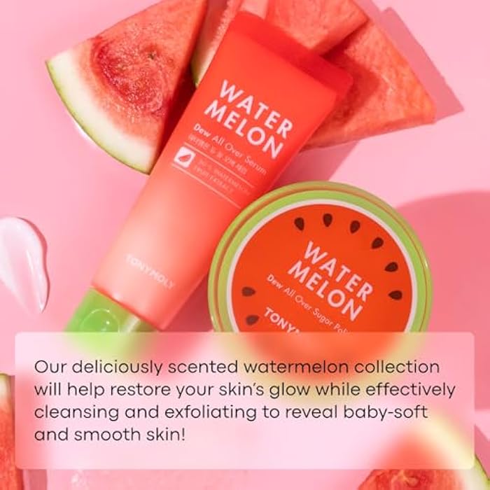 TONYMOLY Watermelon Dew All Over Body & Face Serum, Hydrating Serum for Glowing Skin, Korean Skincare, Watermelon Extract, Aloe Leaf Extract & Centella Asiatica, All Skin Types - Image 3