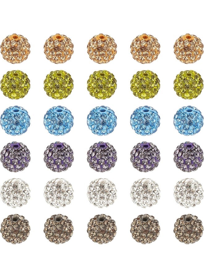 Product description Specification: Brand: We are a store specializing in providing all kinds of handmade accessories. Our aim is to provide most abundant and cost-effective accessories for our customer. If you have unlimited passion and creativity for life and craft, we will be your trusted partner. Material: polymer clay+glass rhinestone Color: mixed color Size: about 10mm diameter, 9.5mm thick, hole: 1.5mm. Note: the picture shown is a representation of the item, you'll receive from the actual size items. Picture may appear larger on your screen. Color may vary slightly due to the color setting of each individual monitor. Please double check the sizes before purchasing.  - Image 1