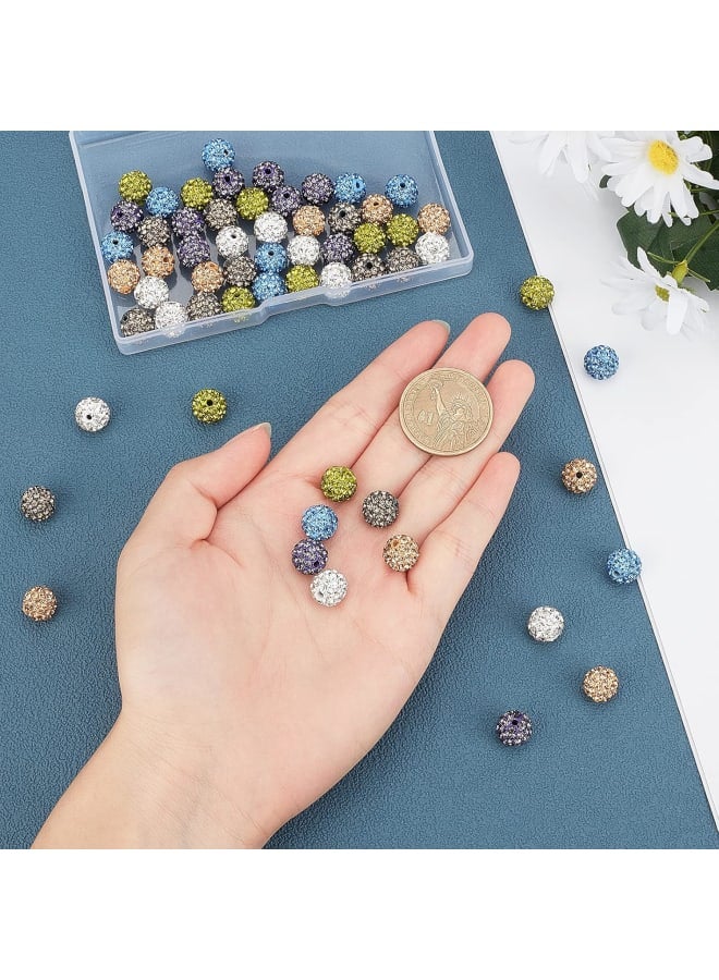 Product description Specification: Brand: We are a store specializing in providing all kinds of handmade accessories. Our aim is to provide most abundant and cost-effective accessories for our customer. If you have unlimited passion and creativity for life and craft, we will be your trusted partner. Material: polymer clay+glass rhinestone Color: mixed color Size: about 10mm diameter, 9.5mm thick, hole: 1.5mm. Note: the picture shown is a representation of the item, you'll receive from the actual size items. Picture may appear larger on your screen. Color may vary slightly due to the color setting of each individual monitor. Please double check the sizes before purchasing.  - Image 3