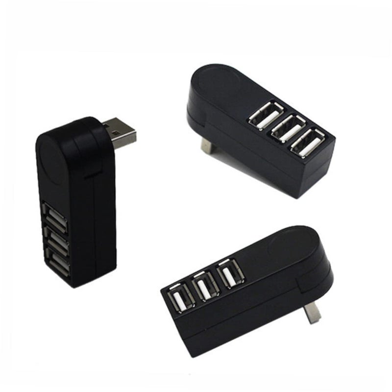 شاحن USB للسيارة مقسم 3 منافذ 2.0 محور دوار للكمبيوتر المحمول لا حاجة لتعريف - Image 2