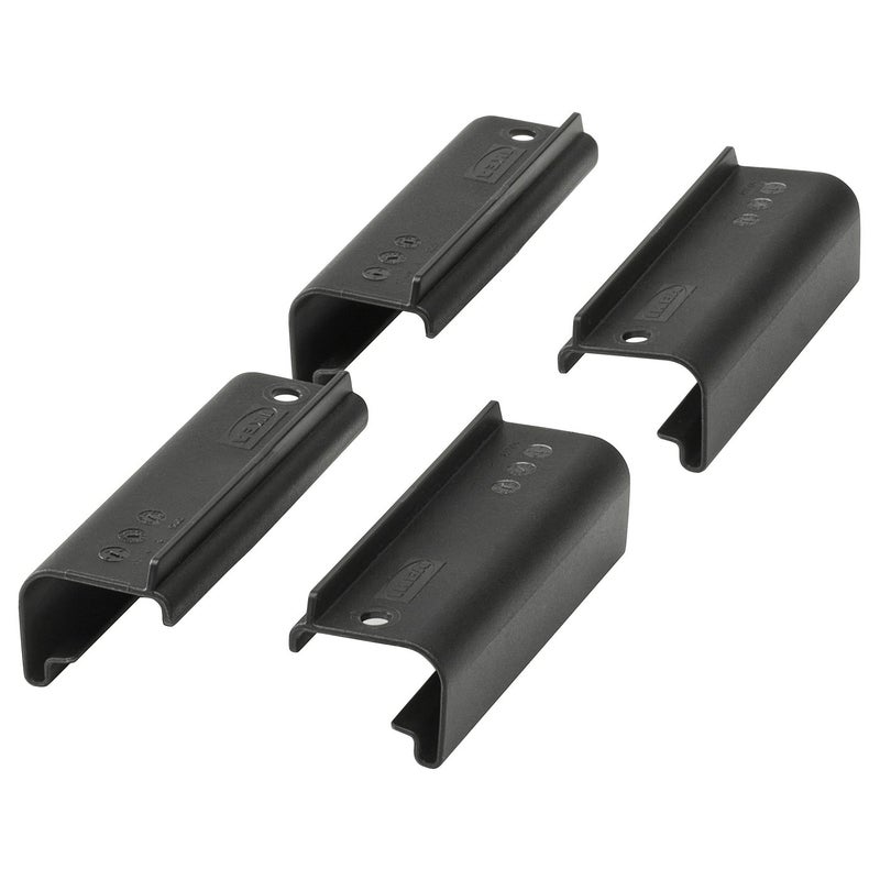 Baitique Clip Locks for Storage Boxes, Plastic, Black, 10 cm (Pack of 4) - Image 1