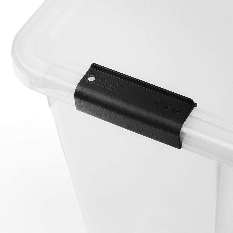 Baitique Clip Locks for Storage Boxes, Plastic, Black, 10 cm (Pack of 4) - Image 5