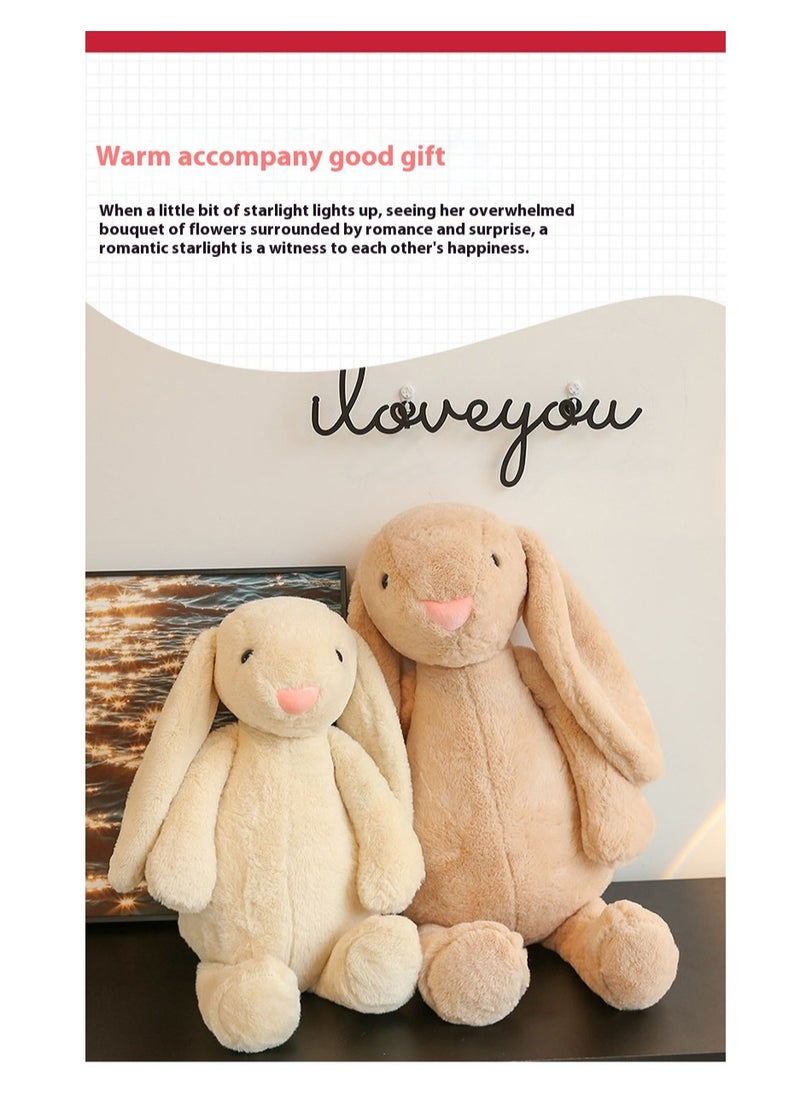 SISGL Snuggle Bonnie Bunny Plush Toy Super Soft Stuffed Animal For Gifts Birthday Wedding Party Favors  - Image 5