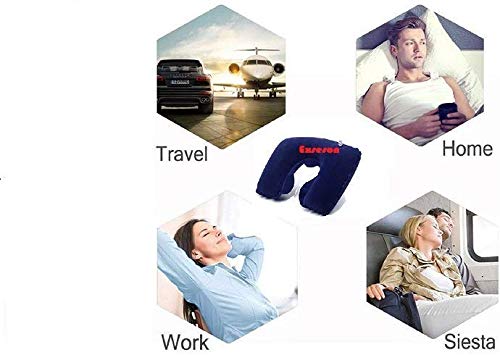 Plenteous Plenteous Tourist Neck Travel Pillow with Cushion CarEye Make Sleep Rest Shade and Ear Plug - Image 3