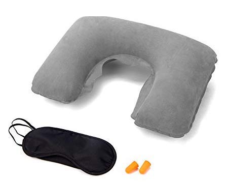 Plenteous Plenteous Tourist Neck Travel Pillow with Cushion CarEye Make Sleep Rest Shade and Ear Plug - Image 1