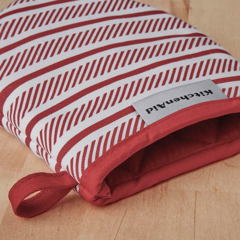 KitchenAid Albany Mini Oven Mitt 2-Pack Set, Passion Red, 5.5"x8" - Image 3