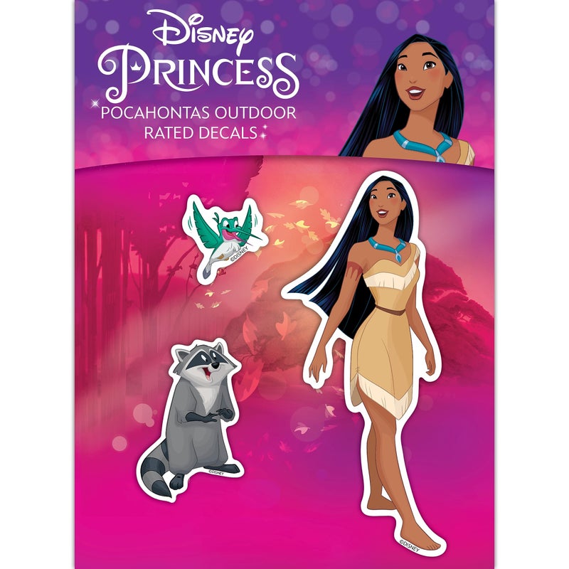WALL PALZ Disney Princess Pocahontas Decals Set of 3 Vinyl Stickers for Car Water Bottle Laptop Skateboard Bike Helmet Pocahontas Meeko Flit - Image 3