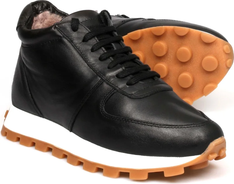 فاست ستيب Leather Fur Men's Casual Shoes 154KGA1730