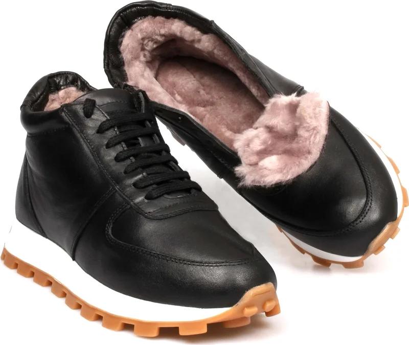 فاست ستيب Leather Fur Men's Casual Shoes 154KGA1730