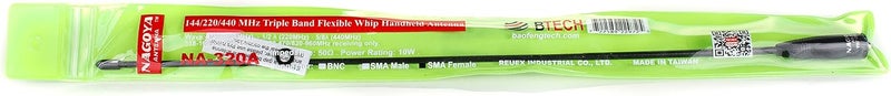 BTECH Authentic Genuine Nagoya NA-320A Triband HT Antenna 2M-1.25M-70CM (144-220-440Mhz) Antenna SMA-Female for and BaoFeng Radios - Image 3
