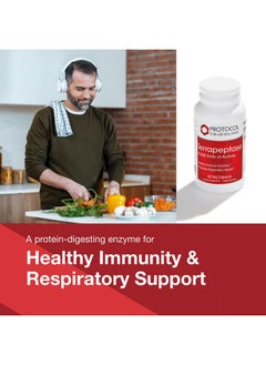 Protocol For Life Balance Protocol Serrapeptase - Digestive Enzyme Capsule - 60,000 Units Activity -Supports Respiratory Health* - Immune Support Supplements - 60 Veg Caps  - Image 3